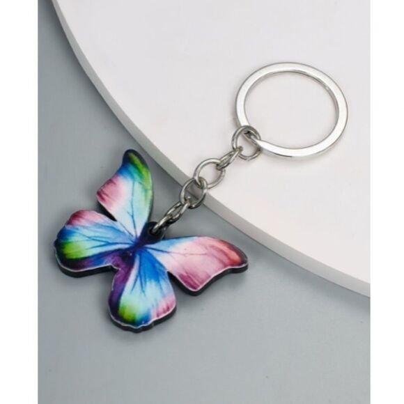 Butterfly 🦋 Charm Keychain  *2/12$* - Picture 1 of 4